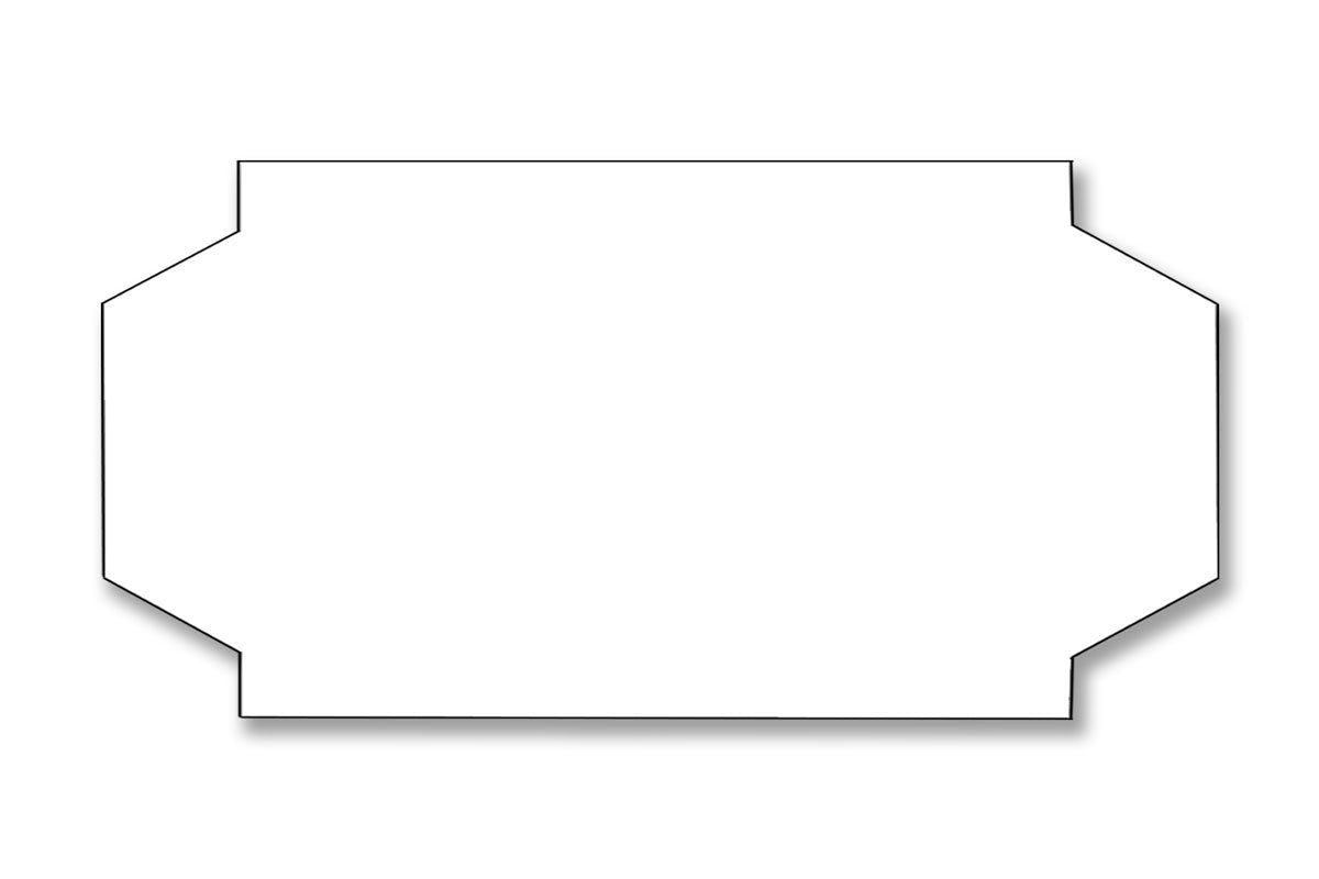 Meto 5.26, 8.26, 10.26 Compatible Labels -White