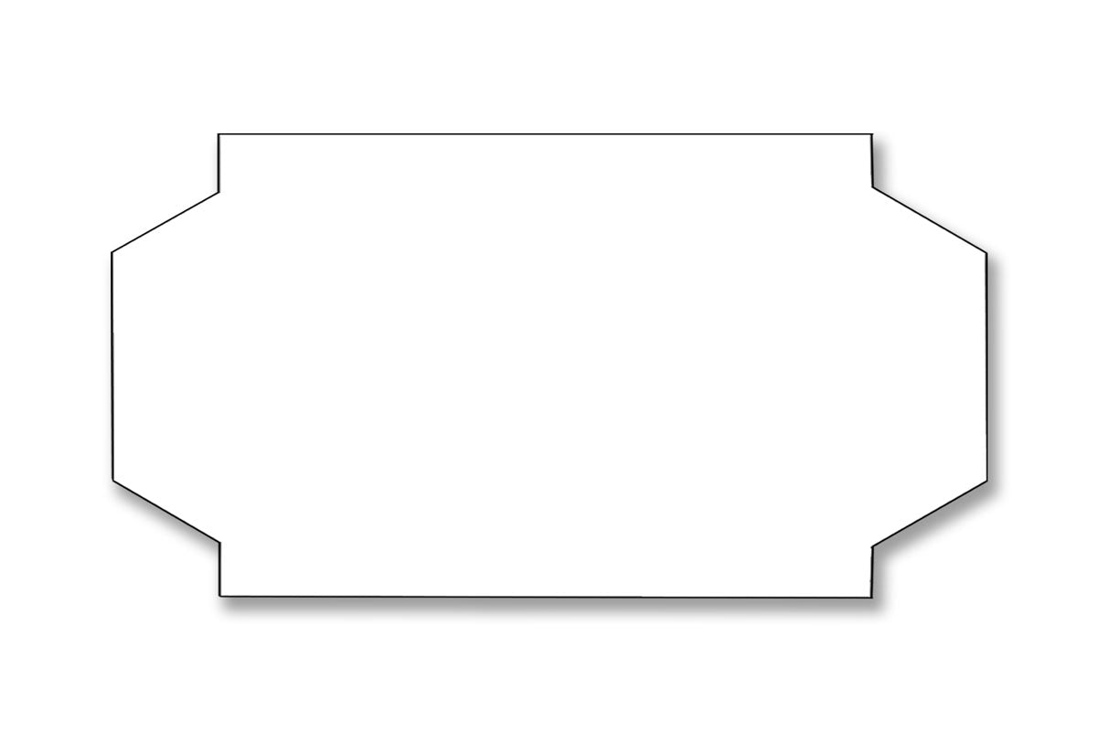 Meto 6.22, 8.22 Price Labels - White