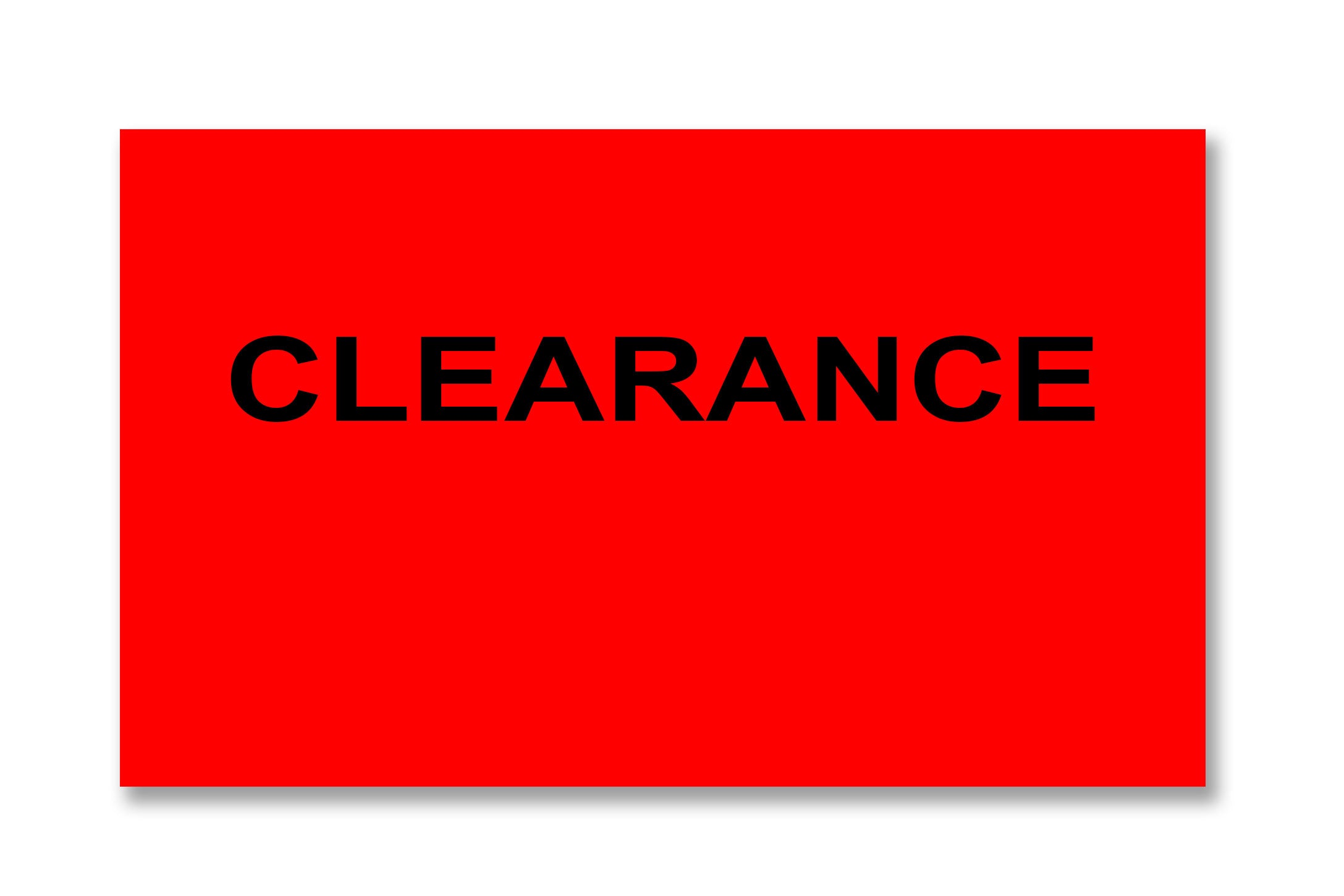 Monarch® 1155® Compatible Labels - "CLEARANCE"