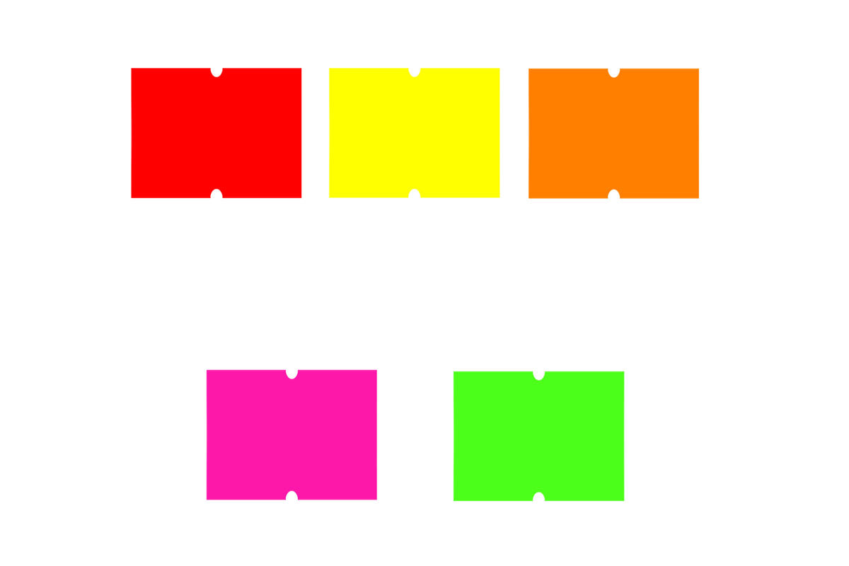 SpeedyMark 4 Compatible Labels - Available fluorescent options