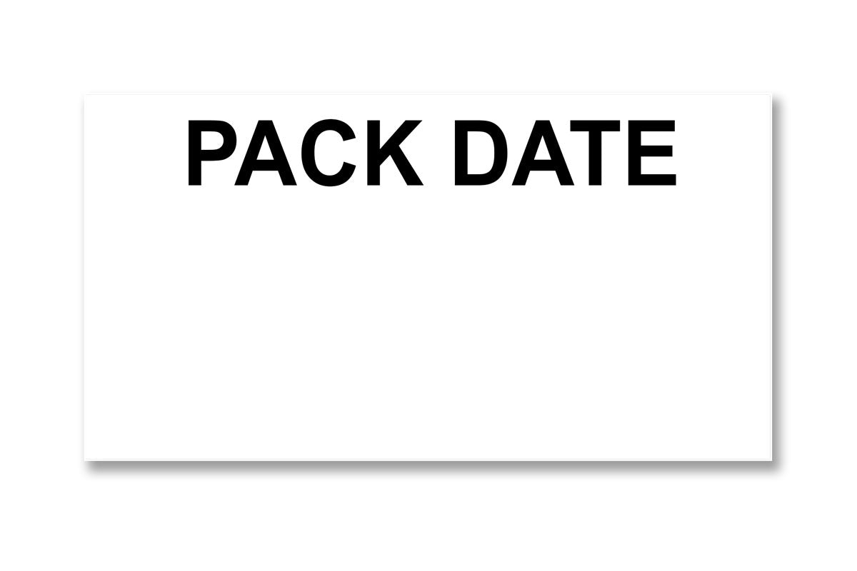 Monarch® 1131® Compatible Labels* - "PACK DATE"