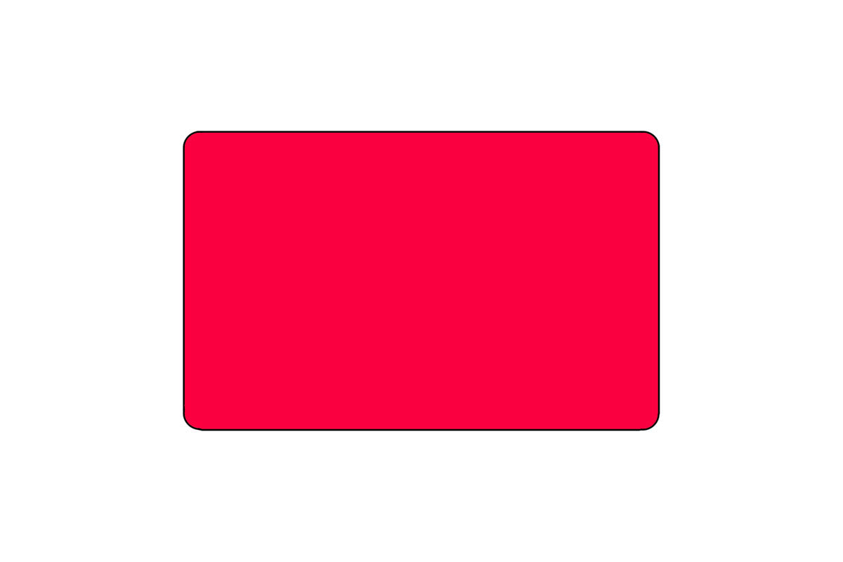 1.2" x .85" Direct Thermal Labels - Red