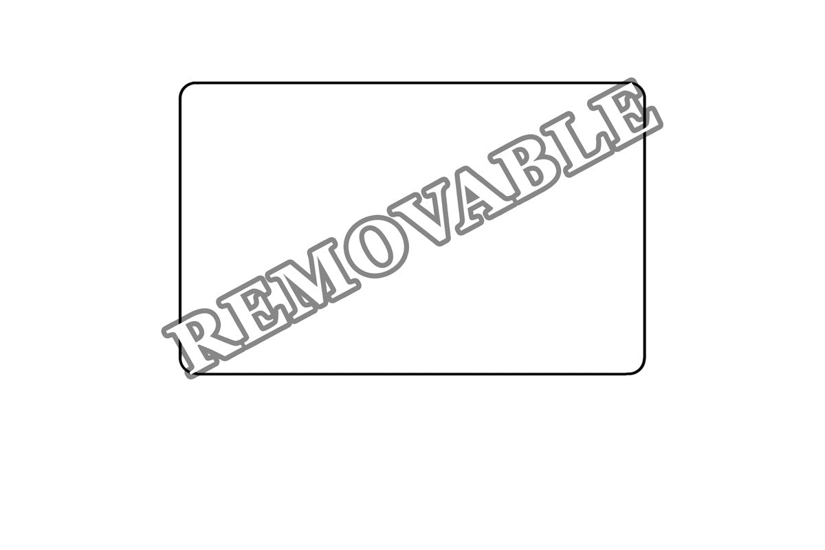 1.2”x .85” Direct Thermal Labels - White Removable
