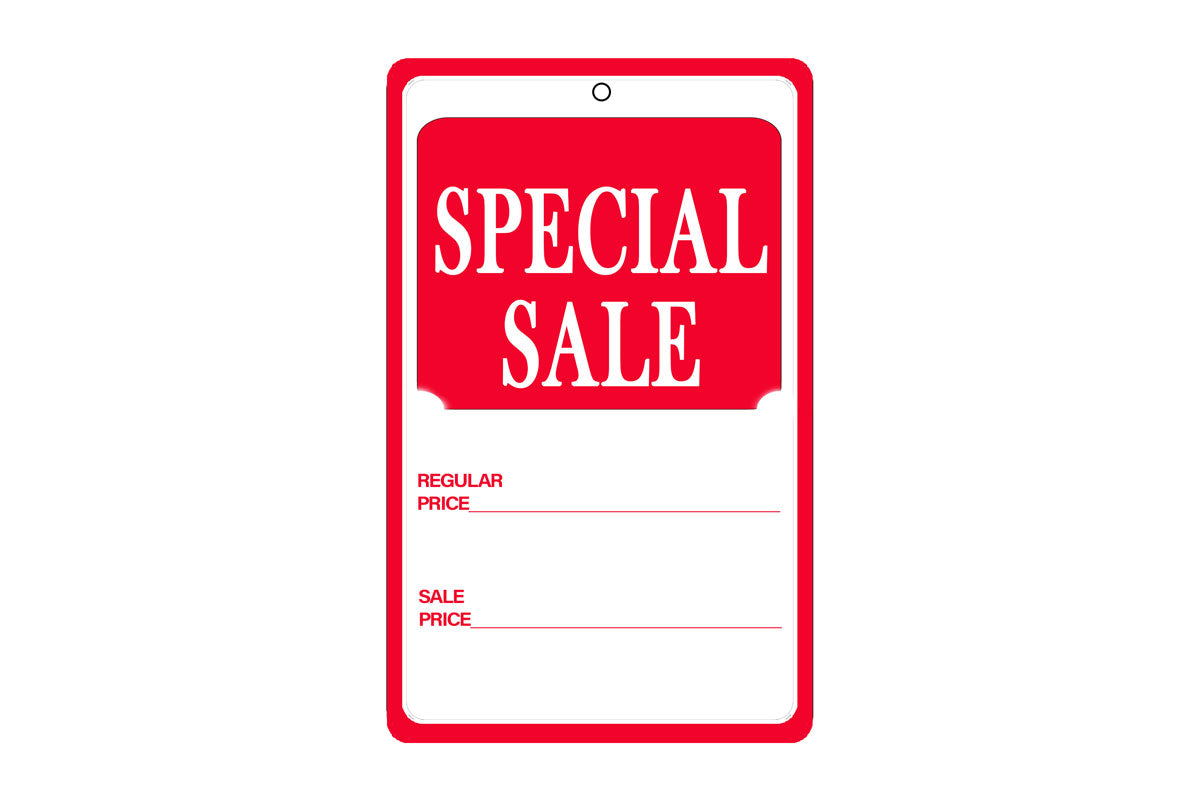 Special Sale Regular/Sale Price Tag - 1-3/4" x 2-7/8"