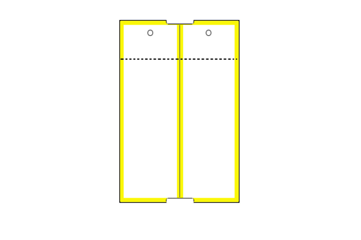 Consignment Tag - Yellow