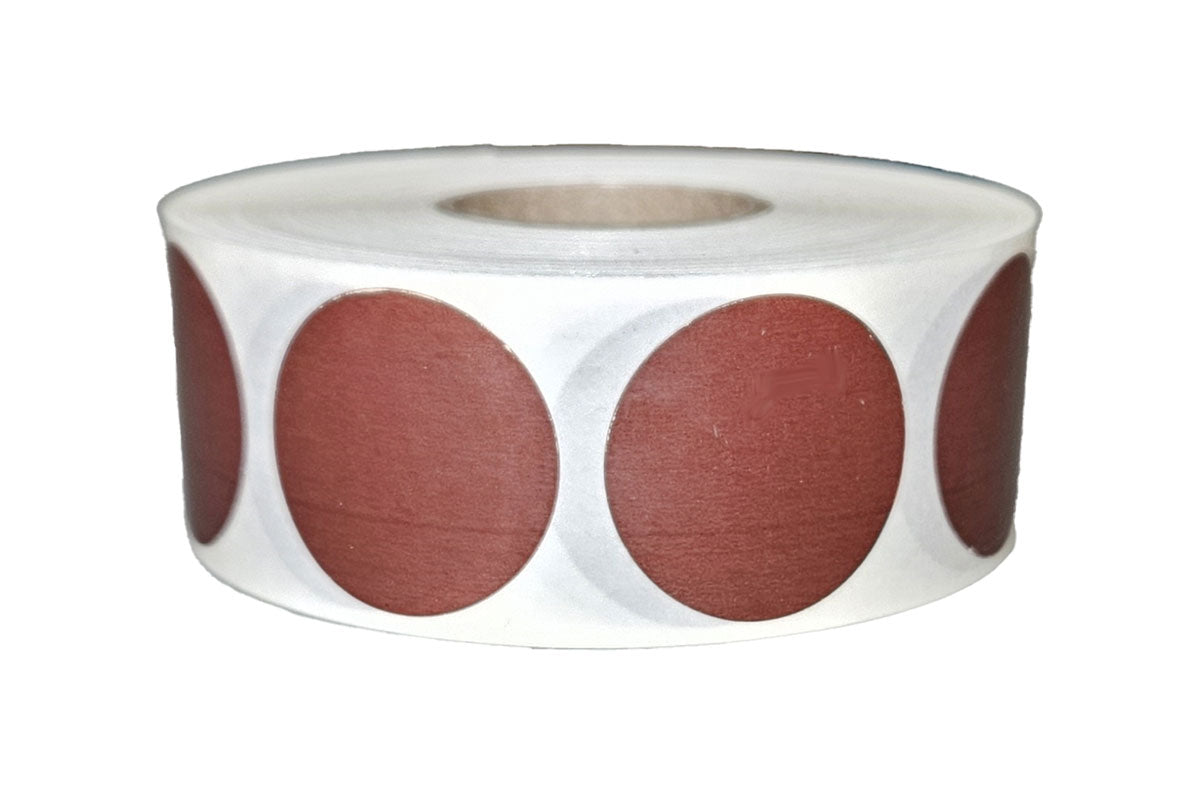 Brown Dots - 1" Circle