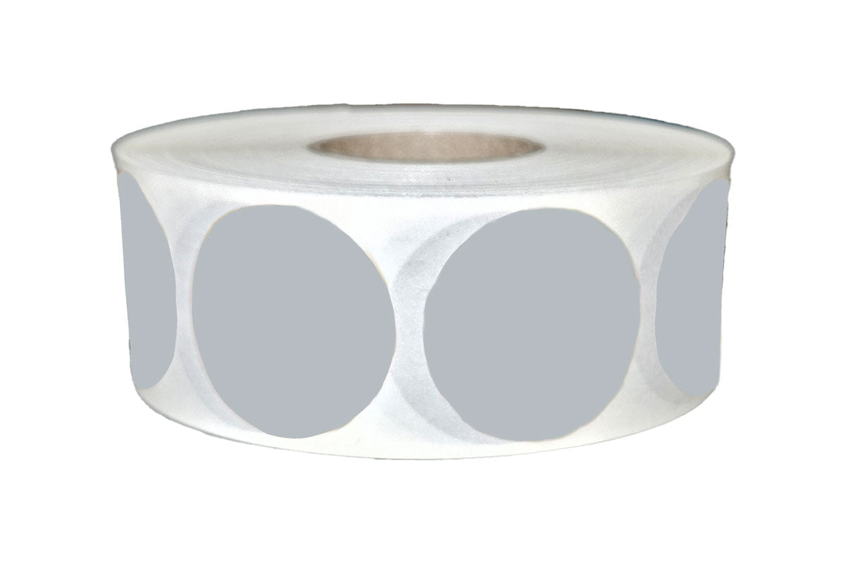 Gray Dots - 1" Circle