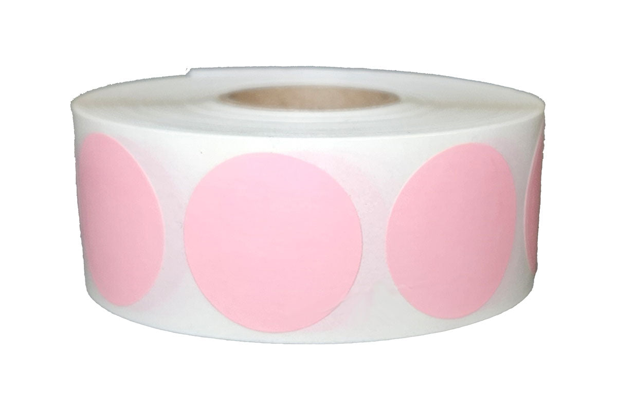 Pink Dots - 1" Circle