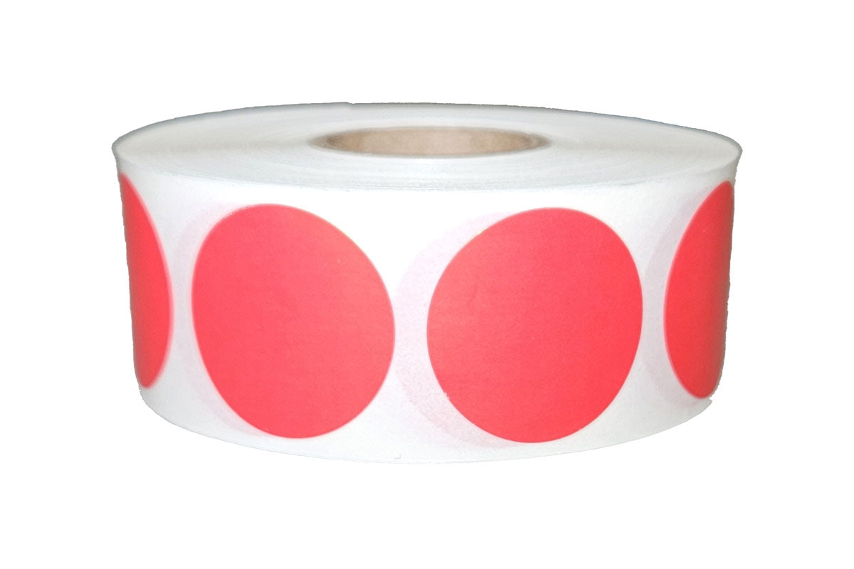 Red Dots - 1" Circle