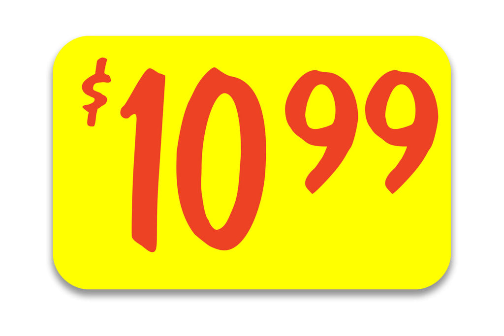 10.99 Price Point Sticker