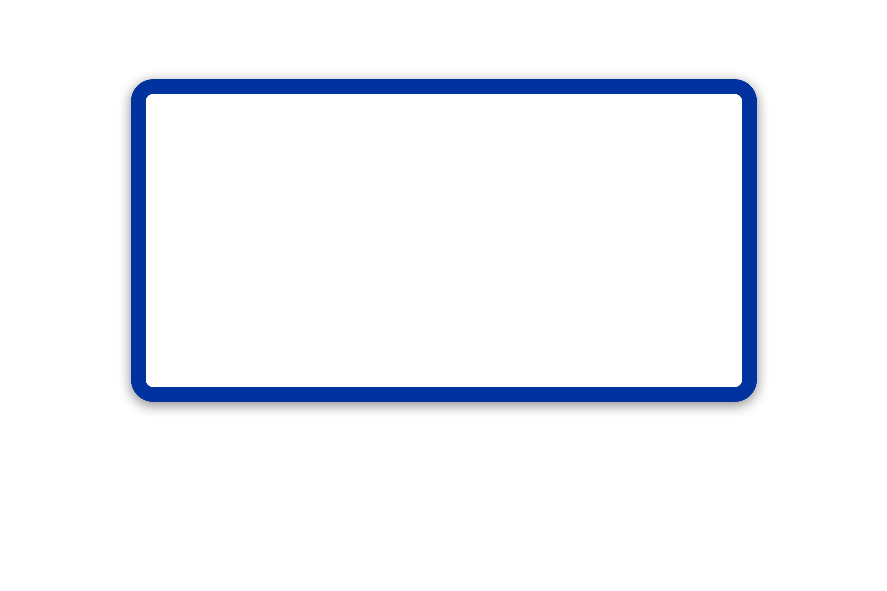 2.25” x 1.25” Direct Thermal Labels - Dark Blue