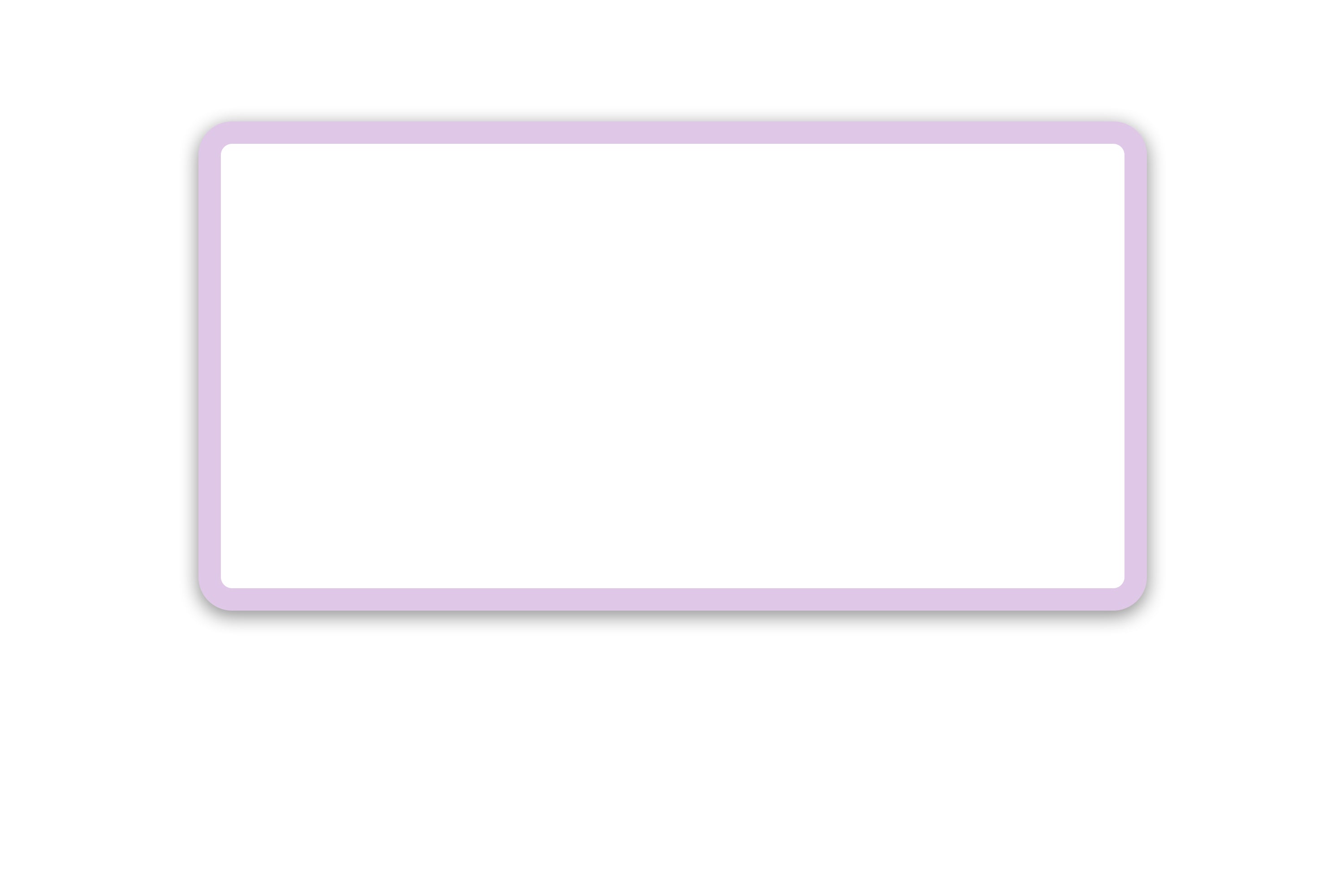 2.25” x 1.25” Direct Thermal Labels - Lavender