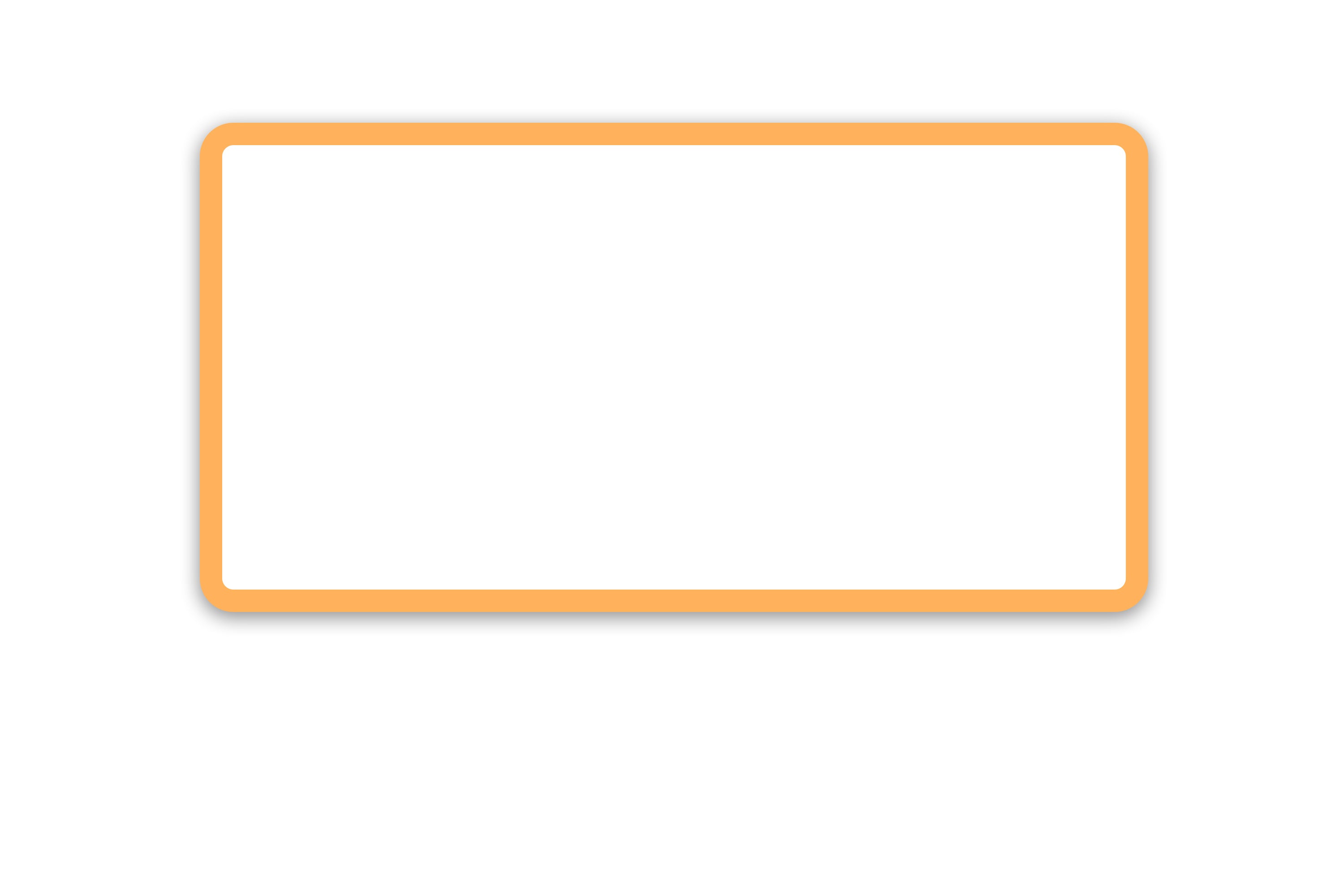 2.25" x 1.25" Direct Thermal Labels - Orange