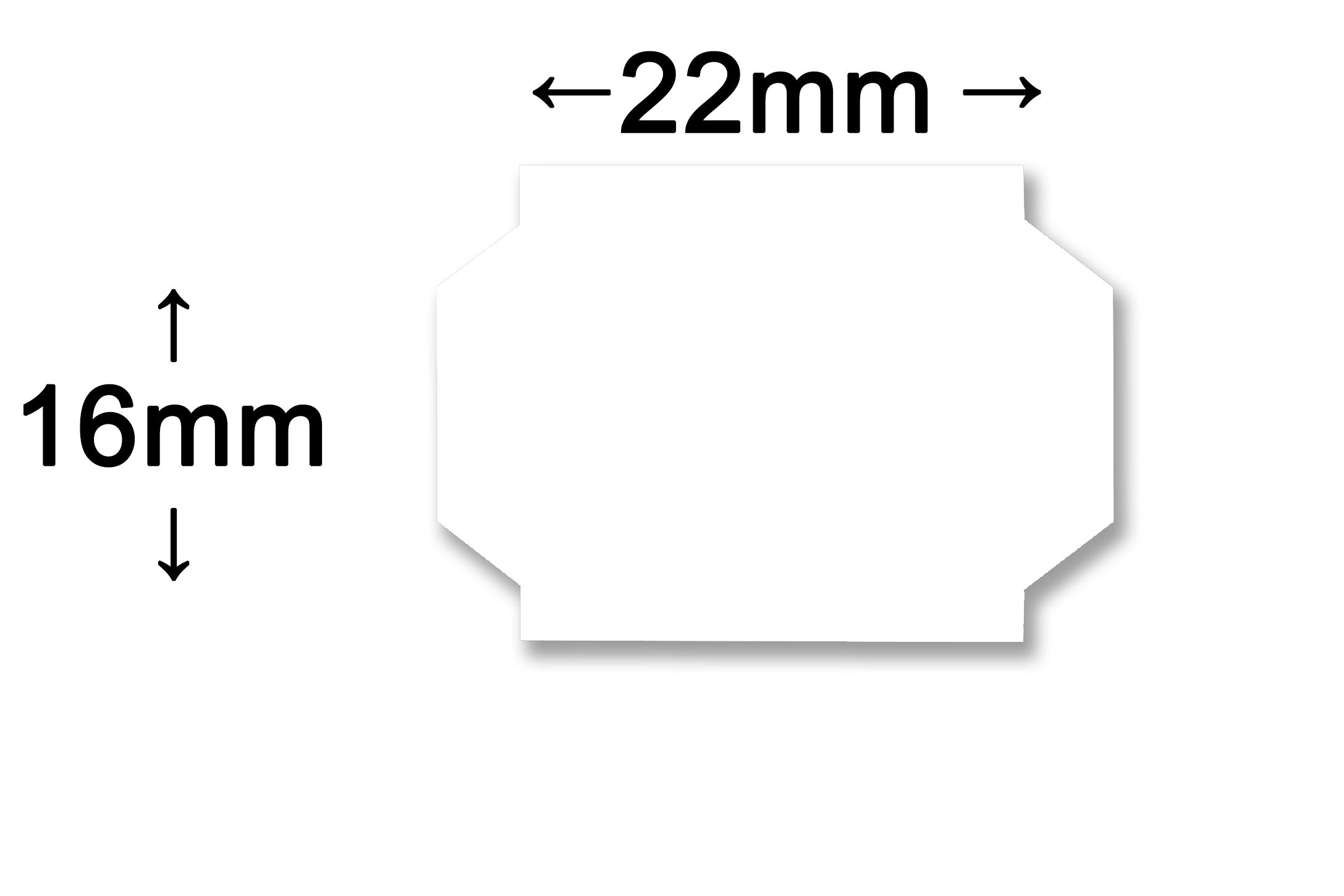 Meto 12.22, 13.22, 14.22, 15.22 Label Size