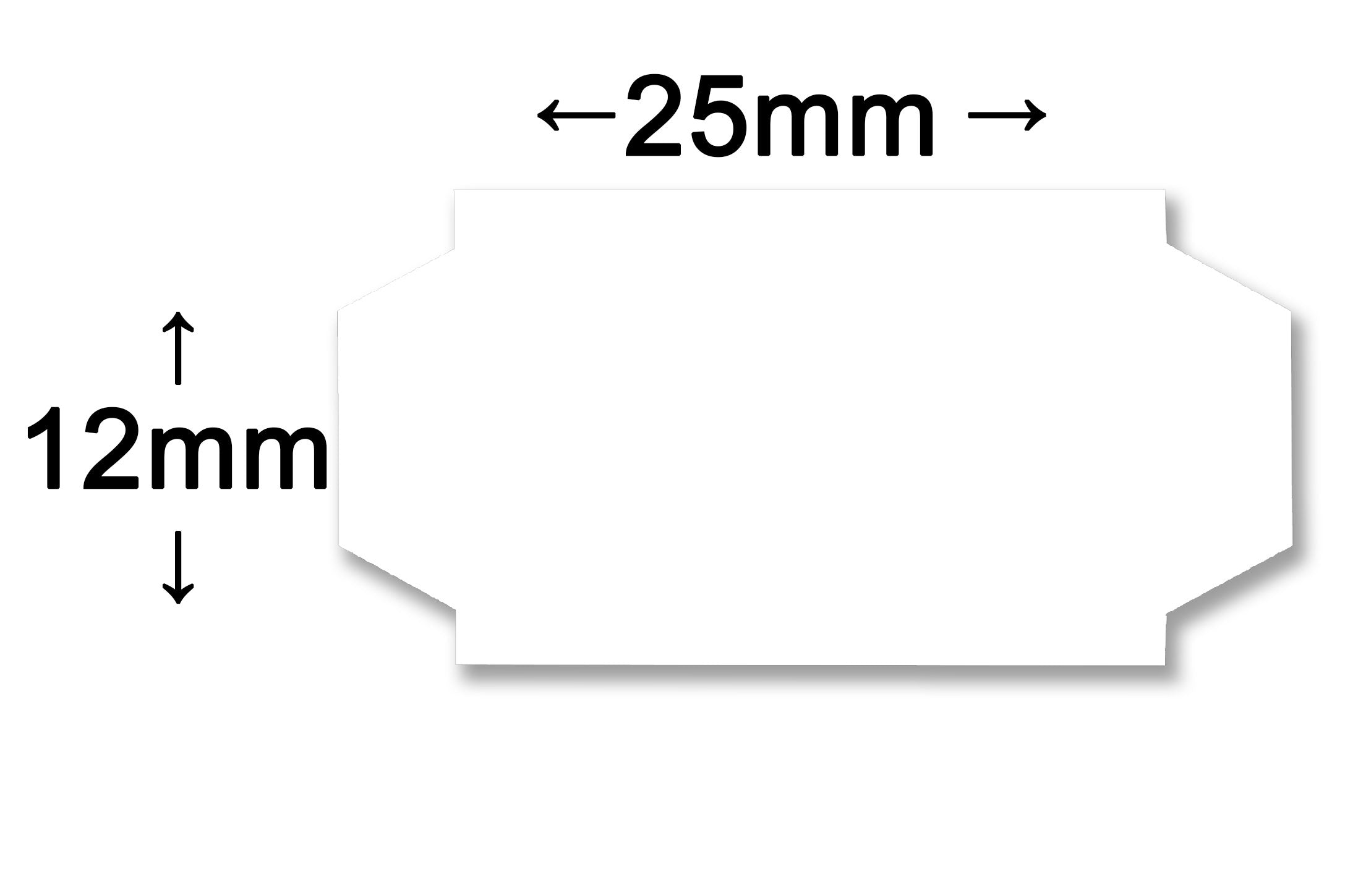 Meto 5.26, 8.26, 10.26 Label Size