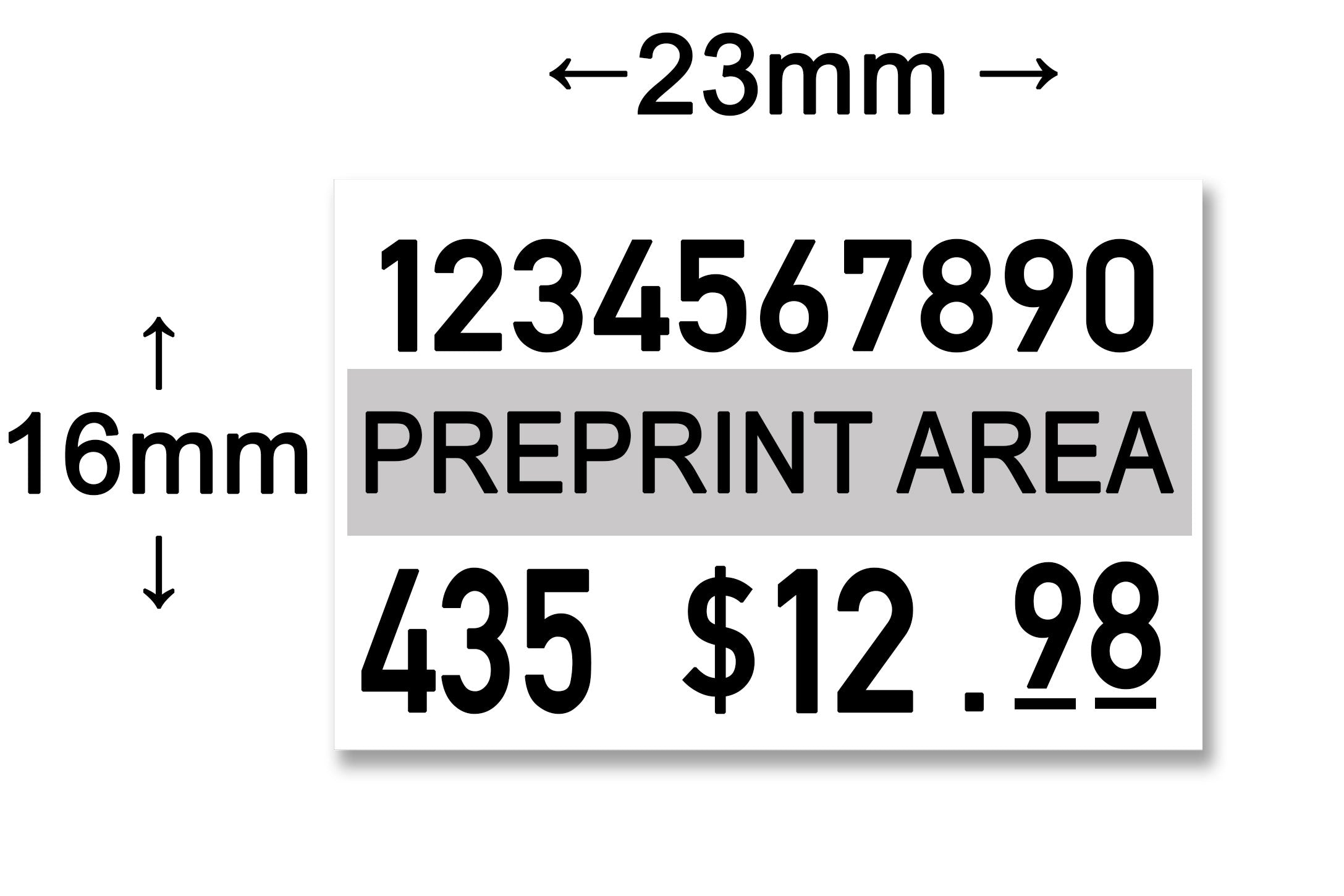 Avery Dennison® 210 Compatible Labels - White