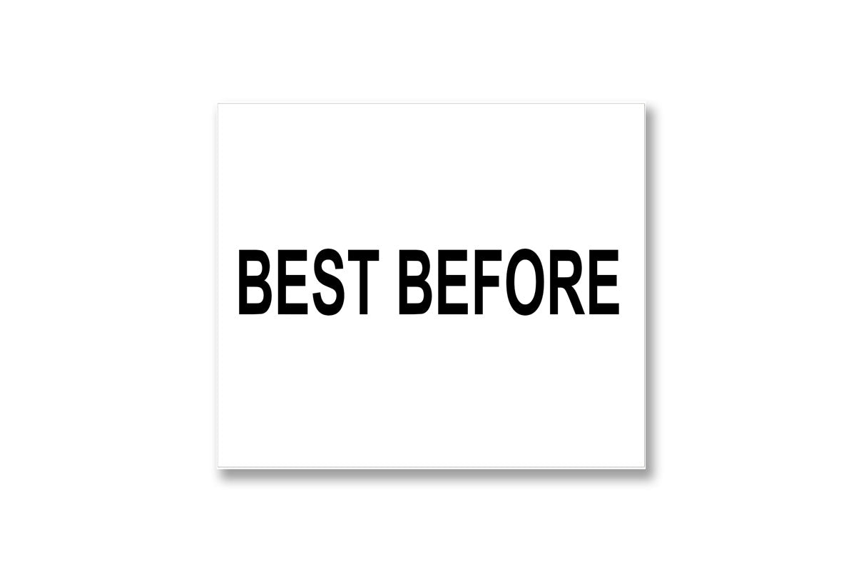 Sato PB-180 Compatible Labels - "Best Before"
