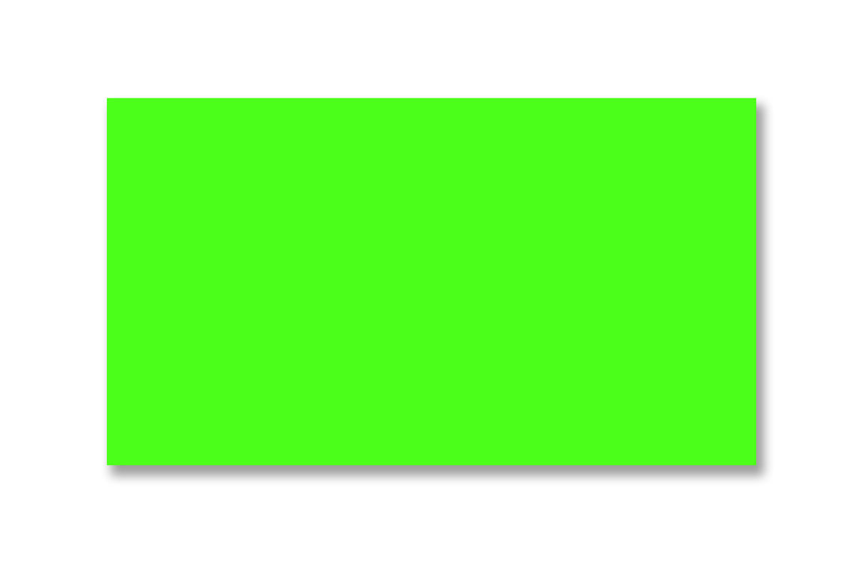 Monarch® 1110® Compatible Labels* - Fluorescent Green