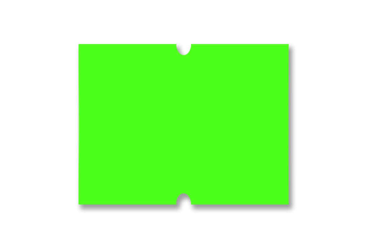 XL® Pro 2 Compatible Labels - Fluorescent Green