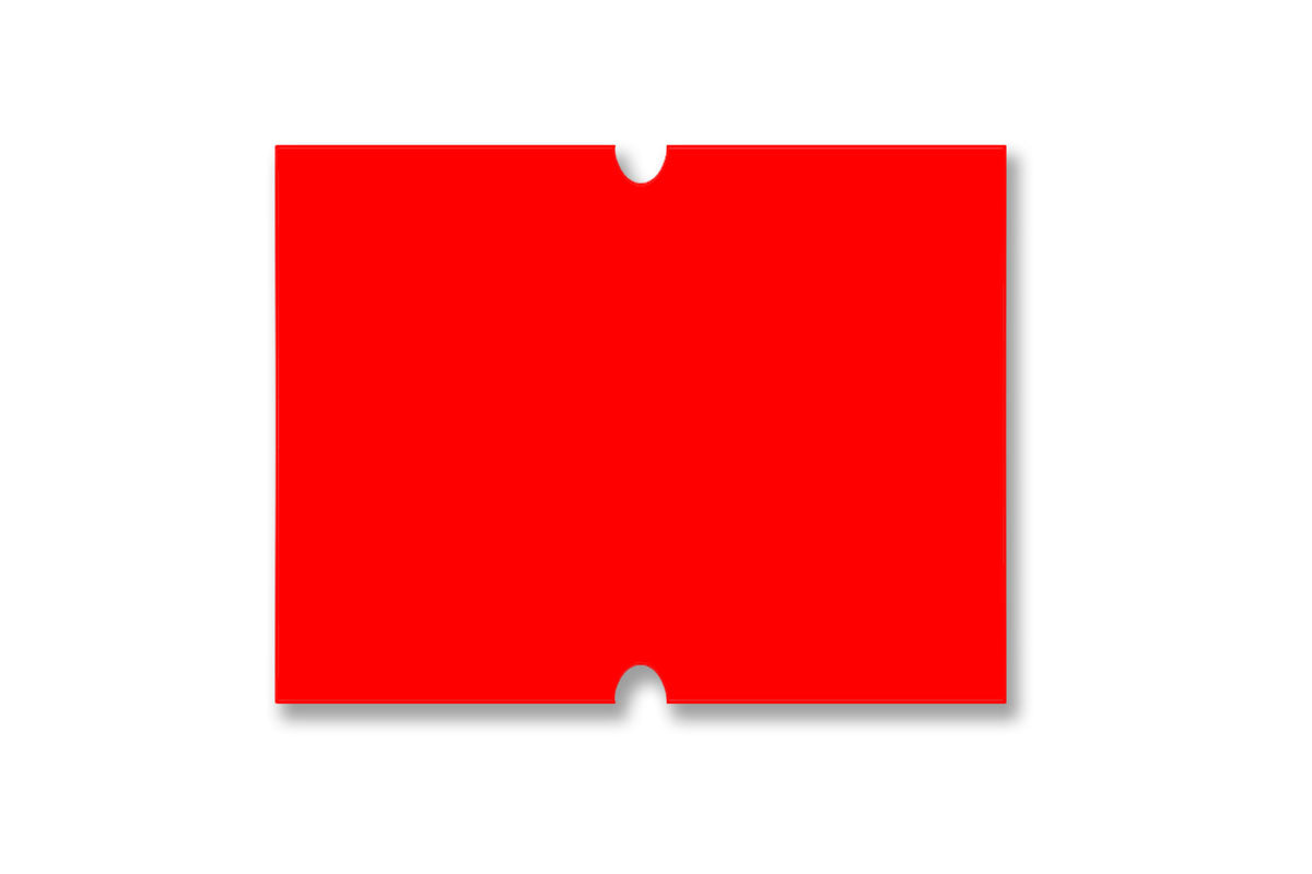 XL® Pro 2 Compatible Labels - Fluorescent Red