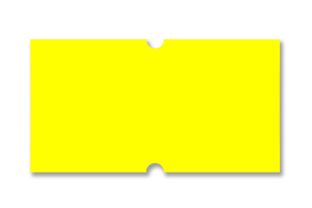 Motex® MX-5500 Compatible Labels - Fluorescent Yellow