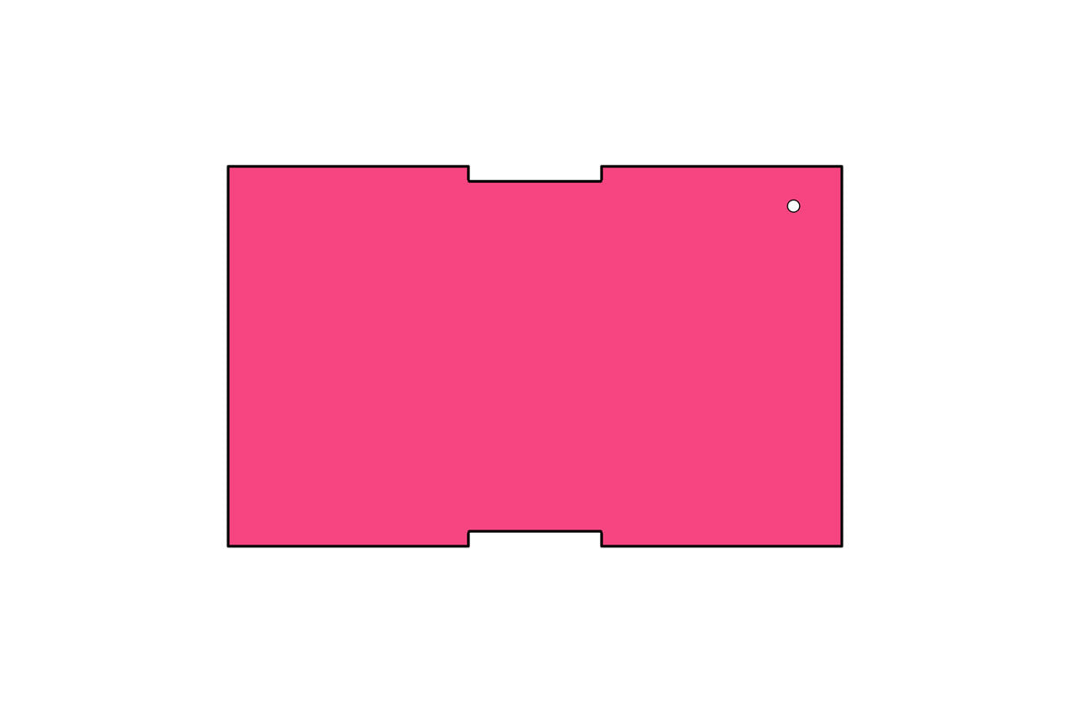 Hang Tags - 2.25" x 1.375" - Hot Pink