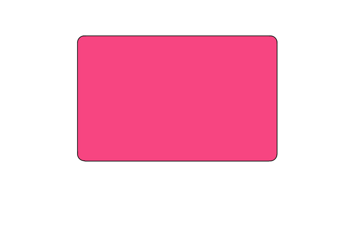 .2” x .85” Direct Thermal Labels - Mixed Case - Hot Pink