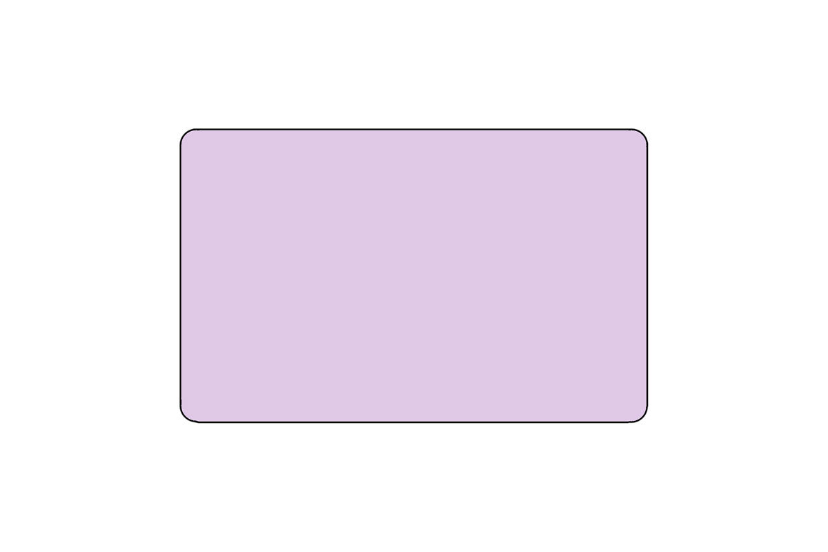 1.2" x .85" Direct Thermal Labels - Lavender