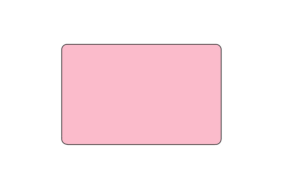 1.2" x .85" Direct Thermal Labels - Pink