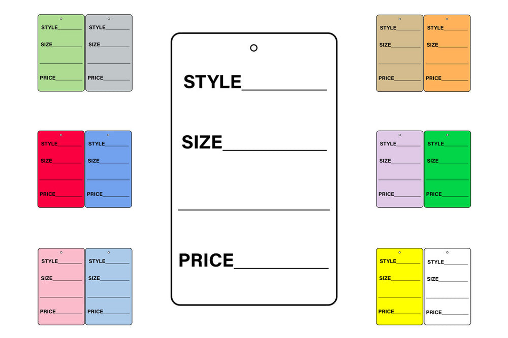 Part Tag Format 1 Part Tags - Blank / Printed