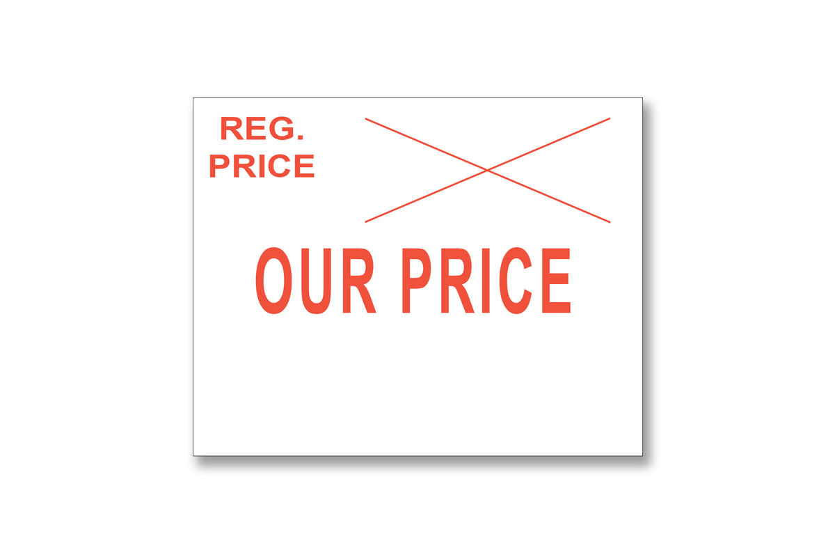 Monarch® 1115® Compatible Labels* - "Reg Price/Our Price"