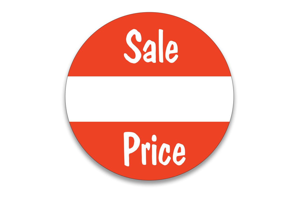 Sale Price Sticker - Round