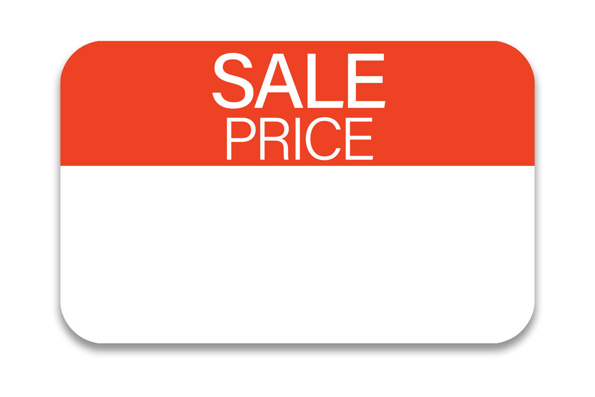 Sale Price Sticker - Rectangle