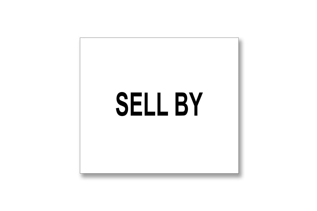 Avery Dennison® 216 Compatible Labels - "Sell By"