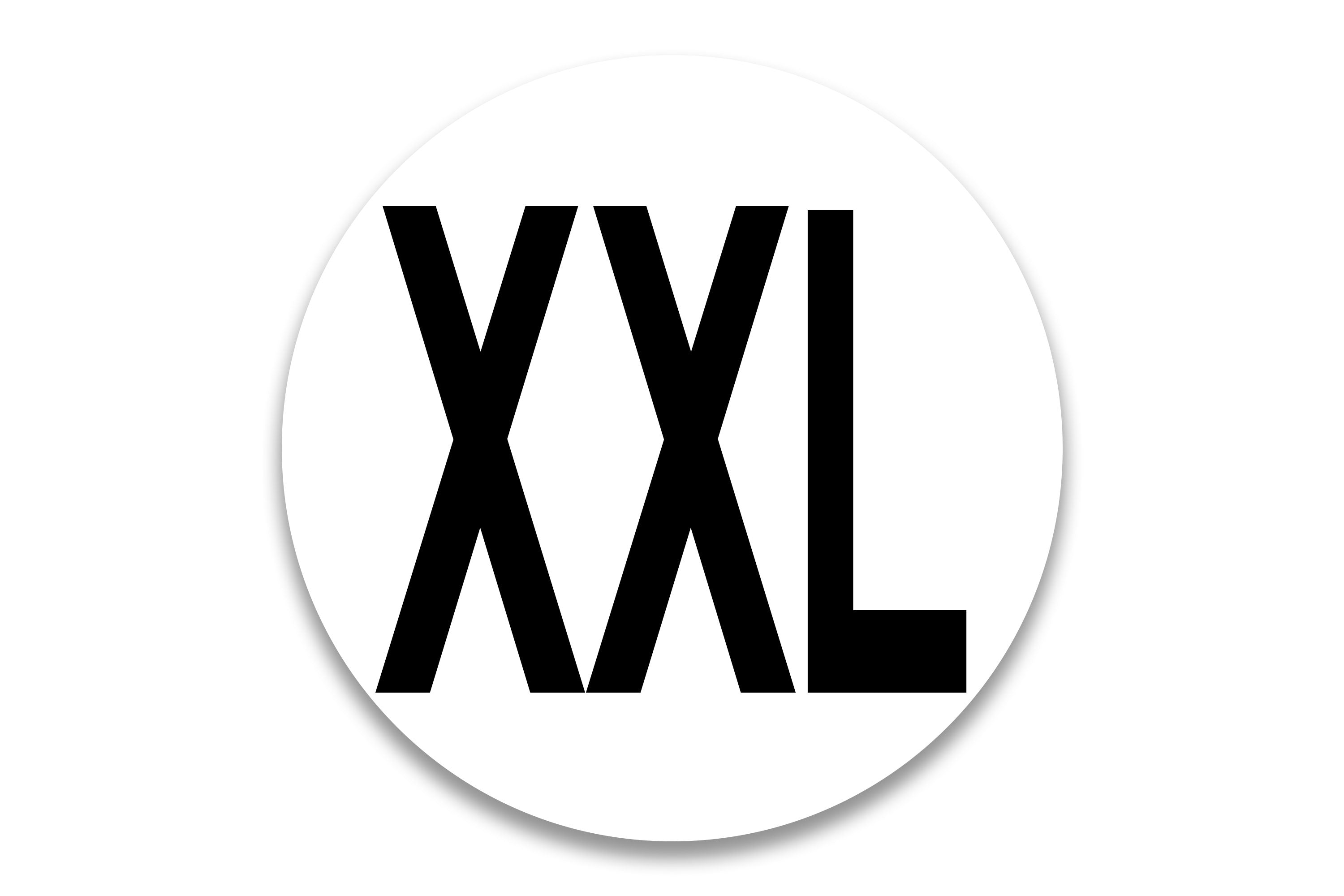 Size Sticker - XXL