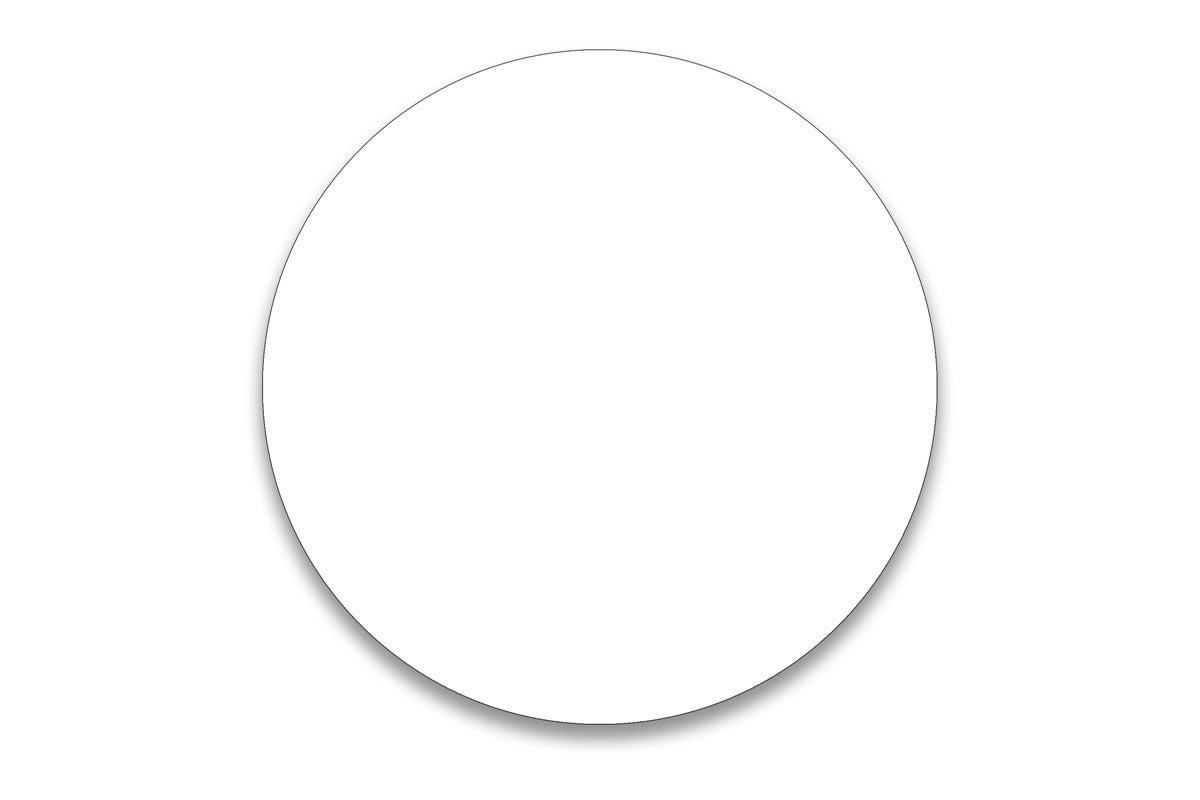White Dots - 1" Circle