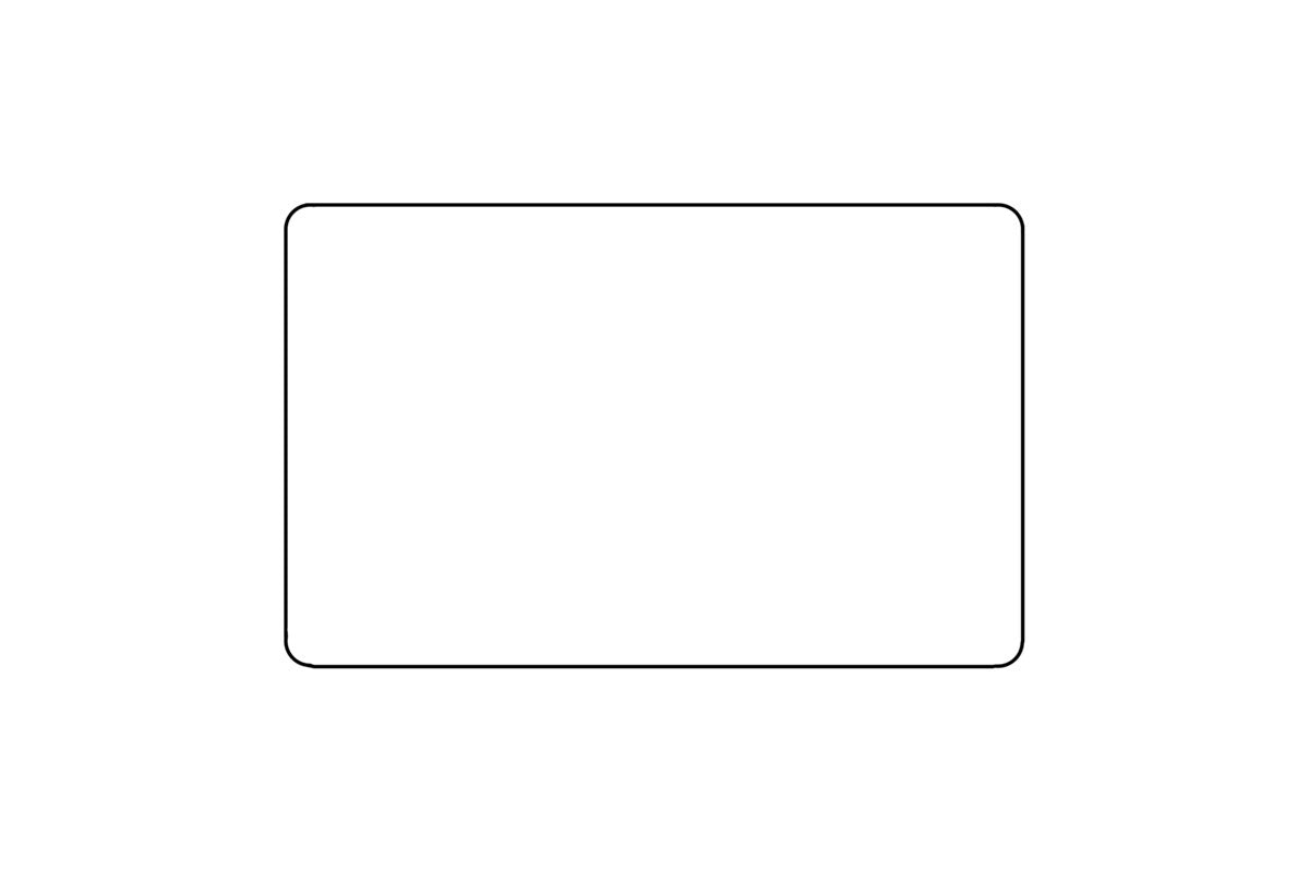 1.25" x 1.0" Direct Thermal Labels - White