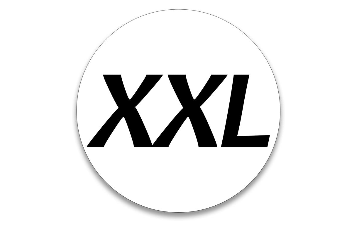 Size Sticker - XXLarge