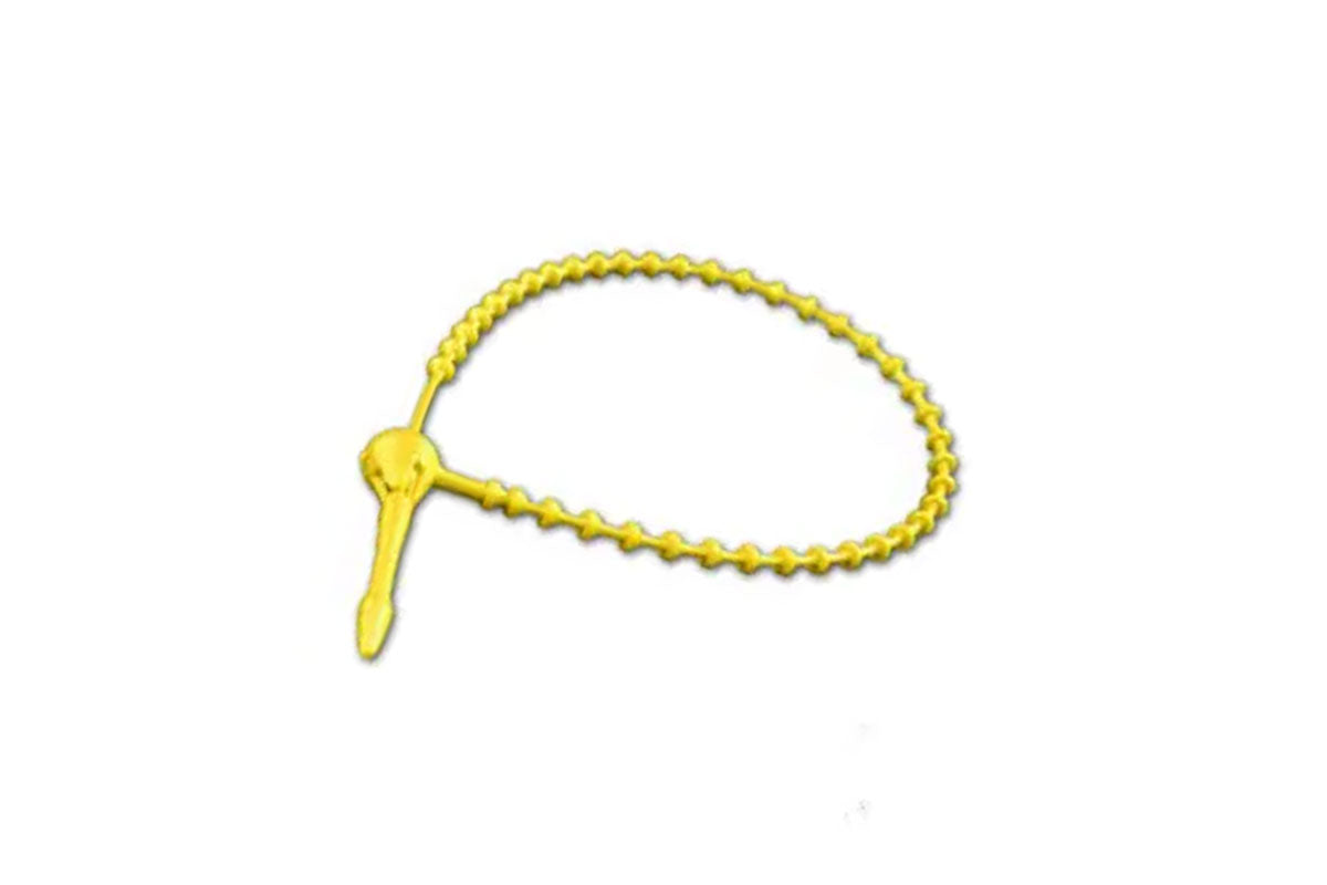 Secur-A-Tie Fasteners - 5 inch - Yellow