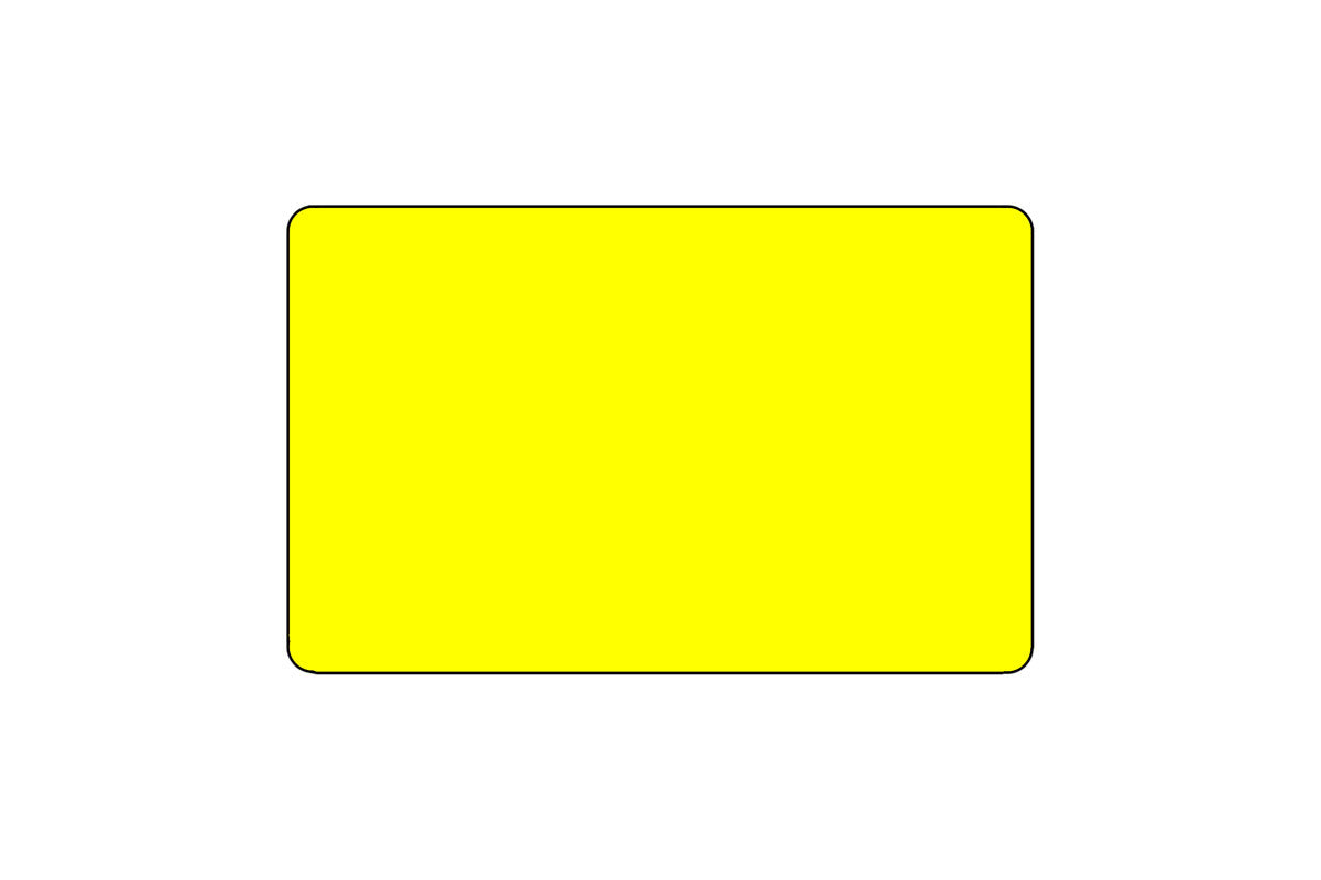 1.2" x .85" Direct Thermal Labels - Yellow