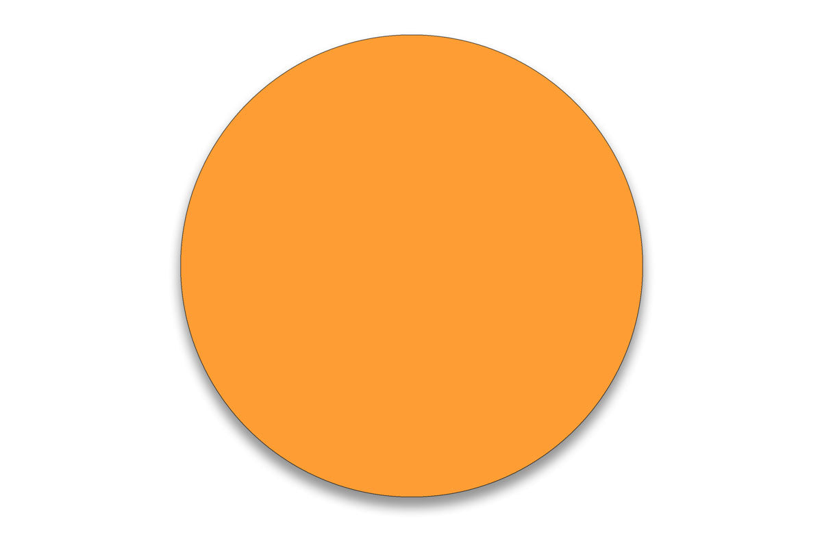 Orange Dots - 1" Circle