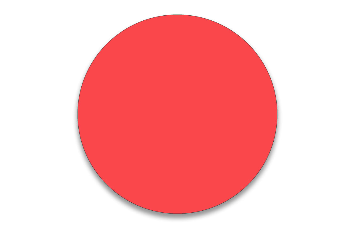 Red Dots - 1" Circle