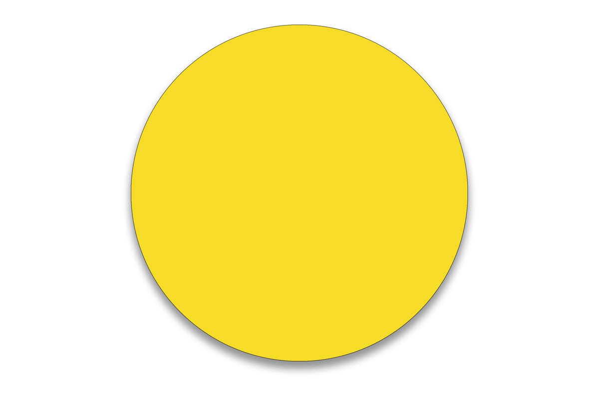 Yellow Dots - 1" Circle